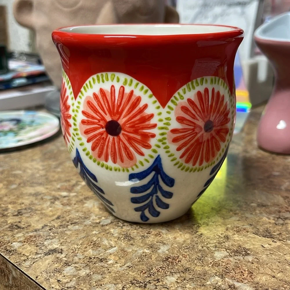 Anthropologie Baila Sun Stone Mug